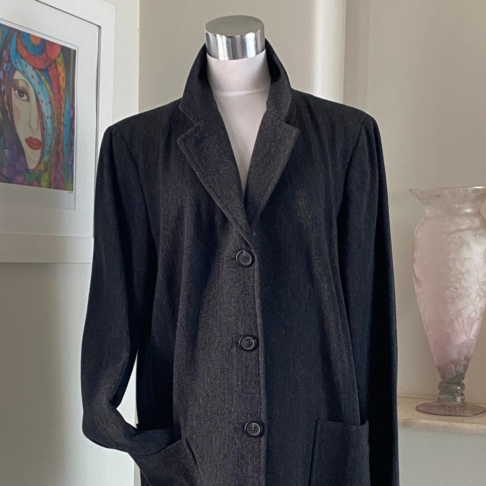 DKNY Wool Blend Coat-Size 12